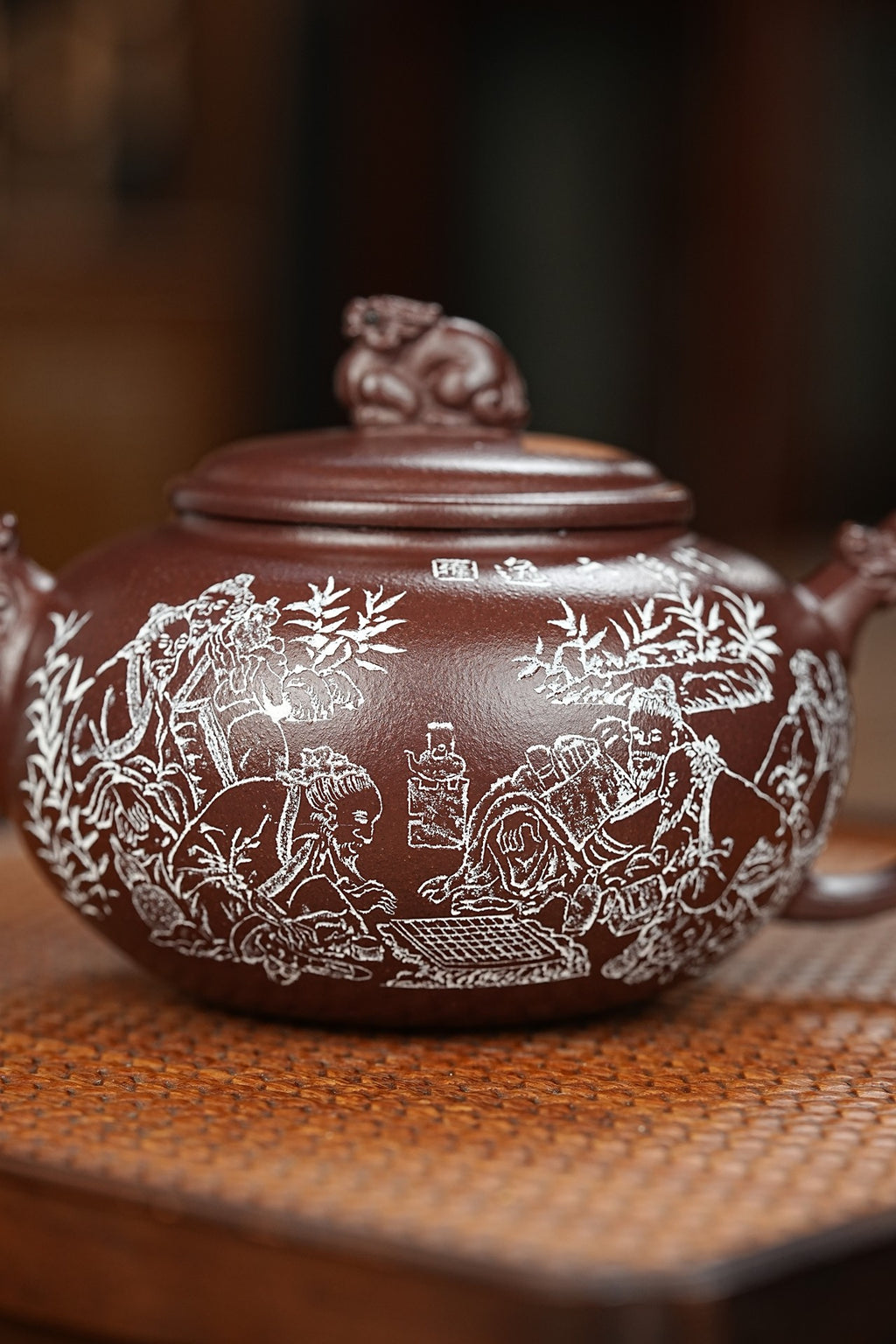 新品【龙行天下】 紫茄泥 280cc 作者：邵方军（国家级工艺美术师）手工制作
