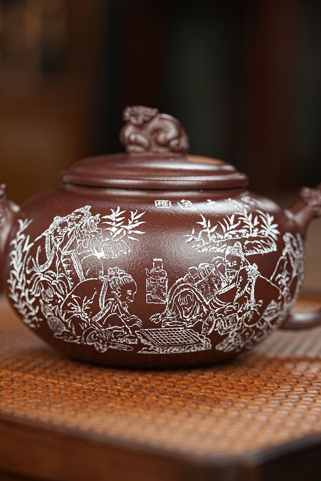 新品【龙行天下】 紫茄泥 280cc 作者：邵方军（国家级工艺美术师）手工制作