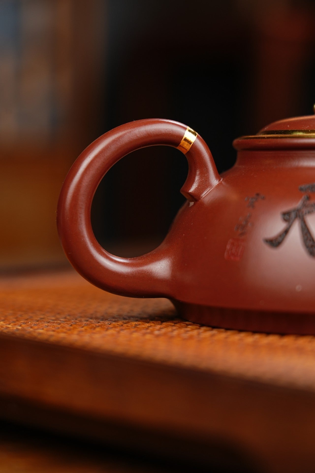 新品【牛气冲天】原矿龙血砂 380cc 作者：邵方军（国家级工艺美术师） 手工制作