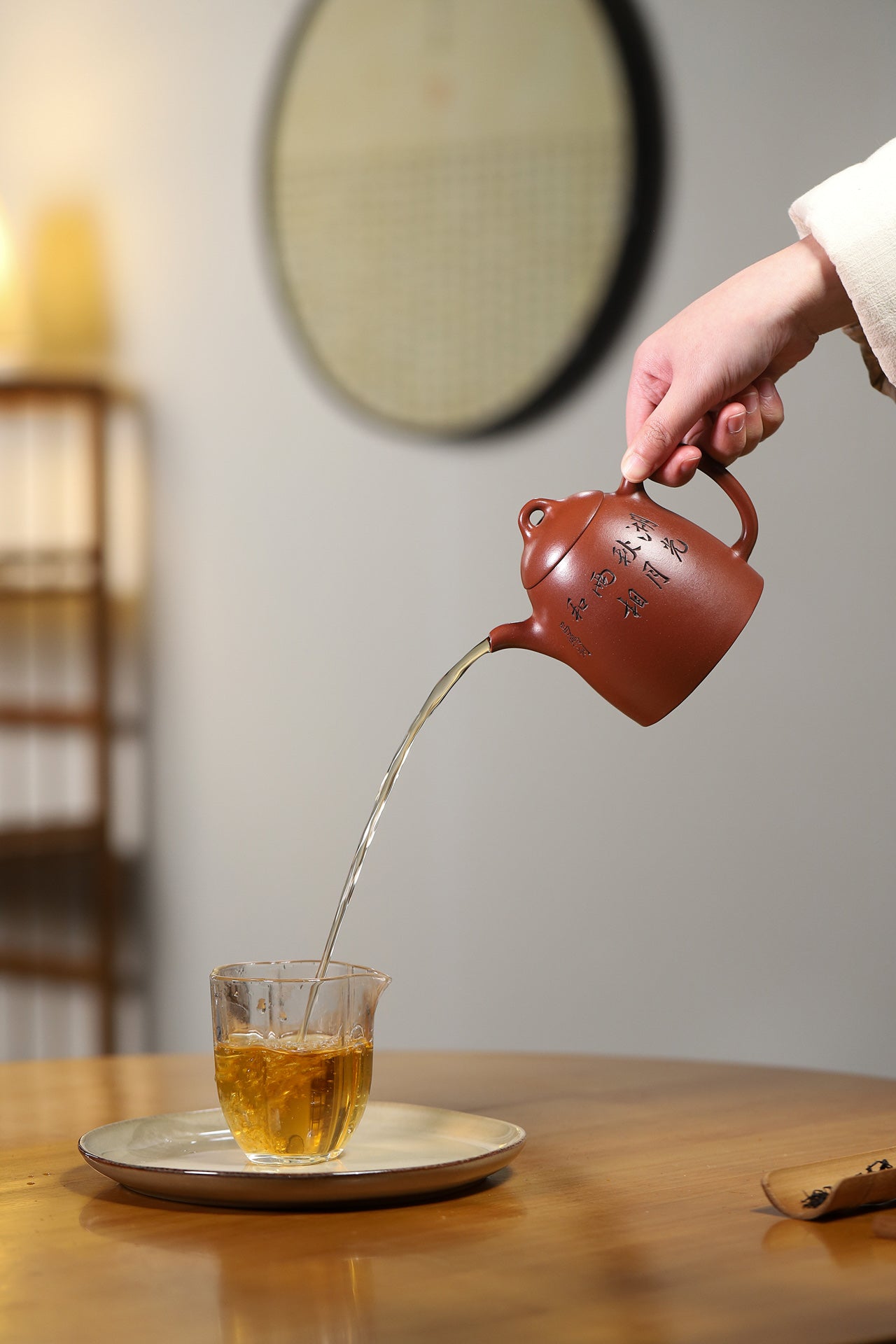 收藏重器；明式秦权 原矿陈腐底槽清 370cc 李昌鸿 师承中国工艺美术大师——顾景舟