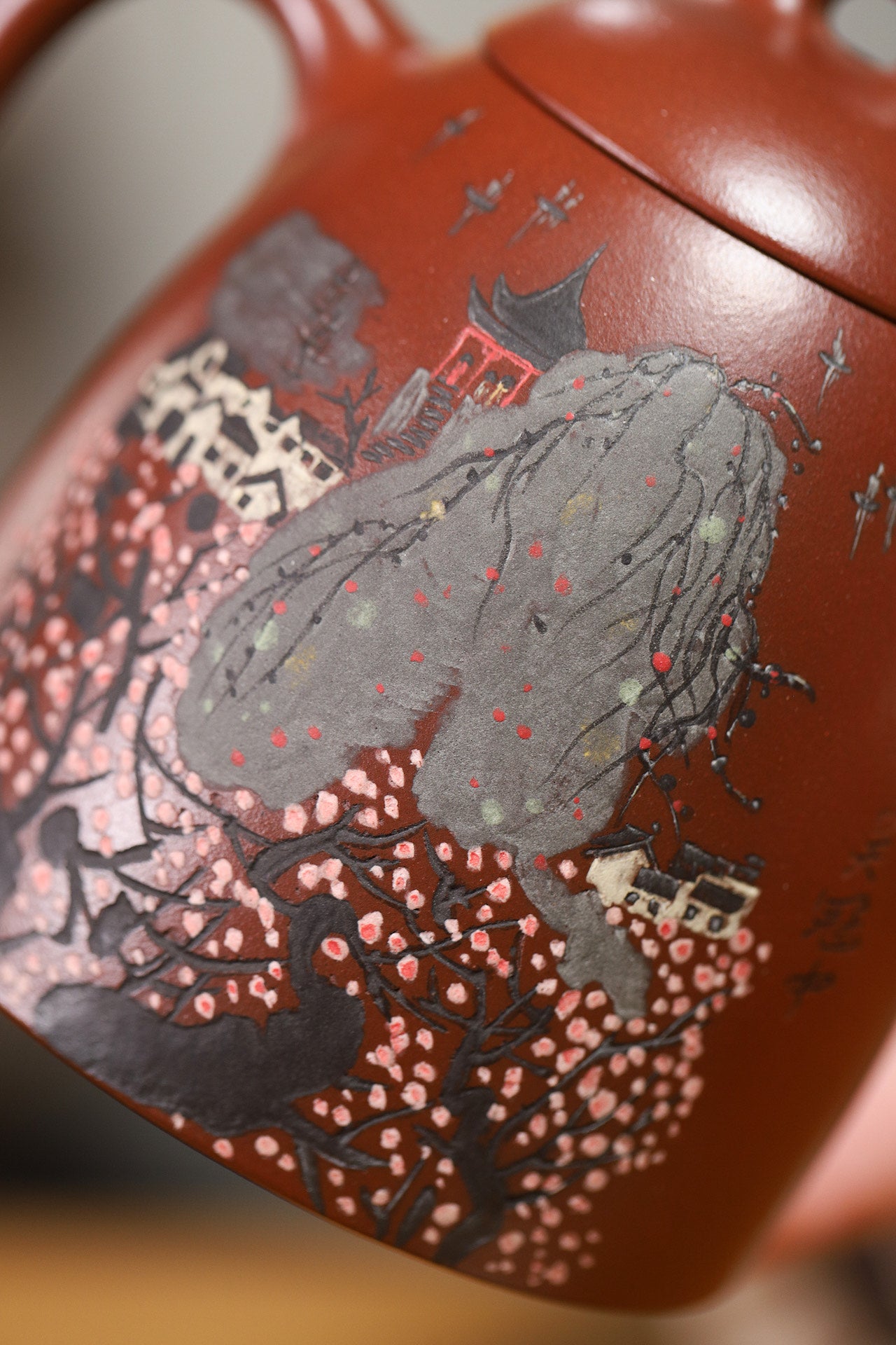 收藏重器；明式秦权 原矿陈腐底槽清 370cc 李昌鸿 师承中国工艺美术大师——顾景舟