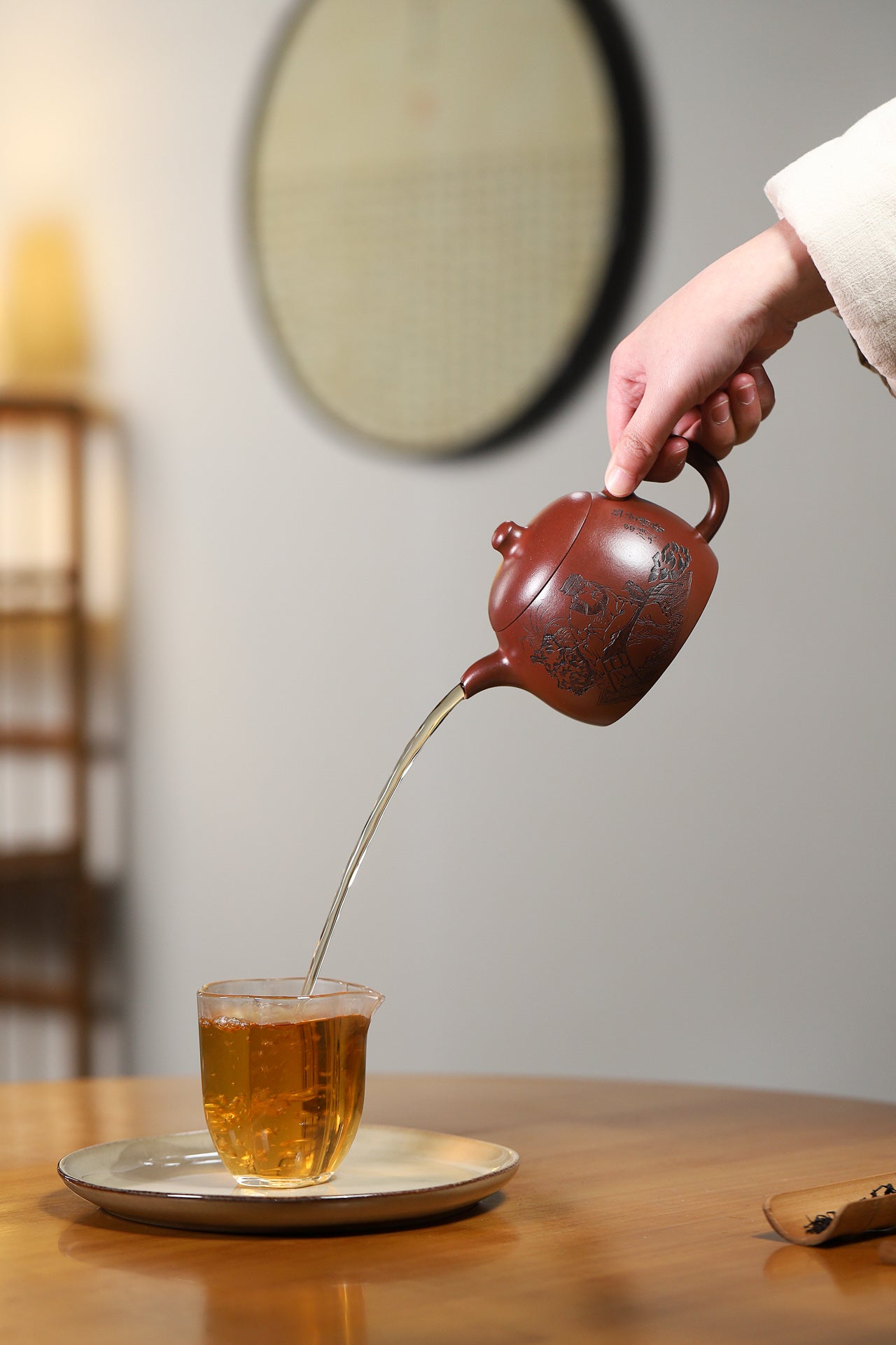 收藏重器：圆帽壶 原矿底槽清 400cc 李昌鸿 正高级工艺美术师 师承中国工艺美术大师——顾景舟