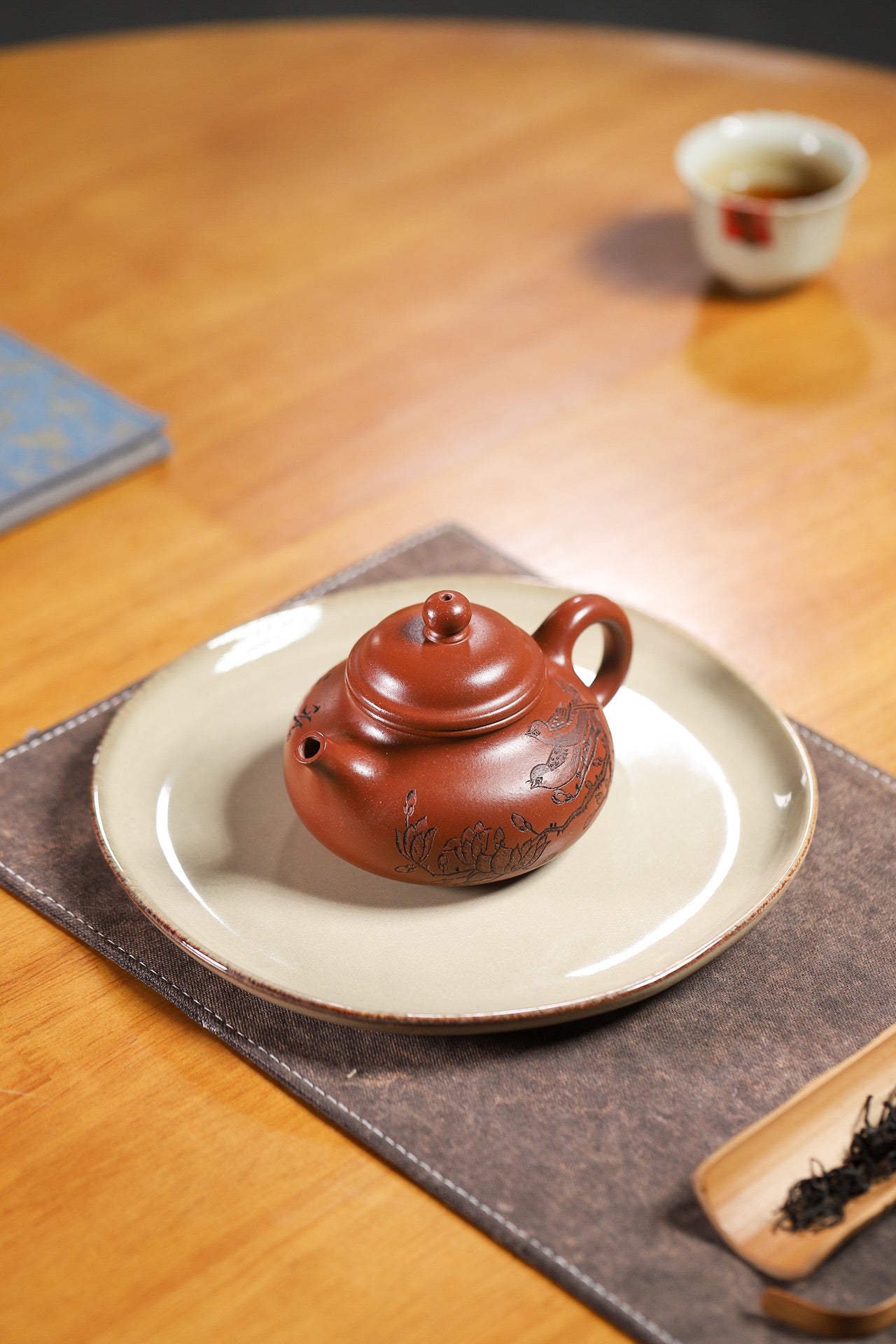 收藏重器：容天壶 原矿陈腐清水泥 190cc 李昌鸿 师承中国工艺美术大师——顾景舟