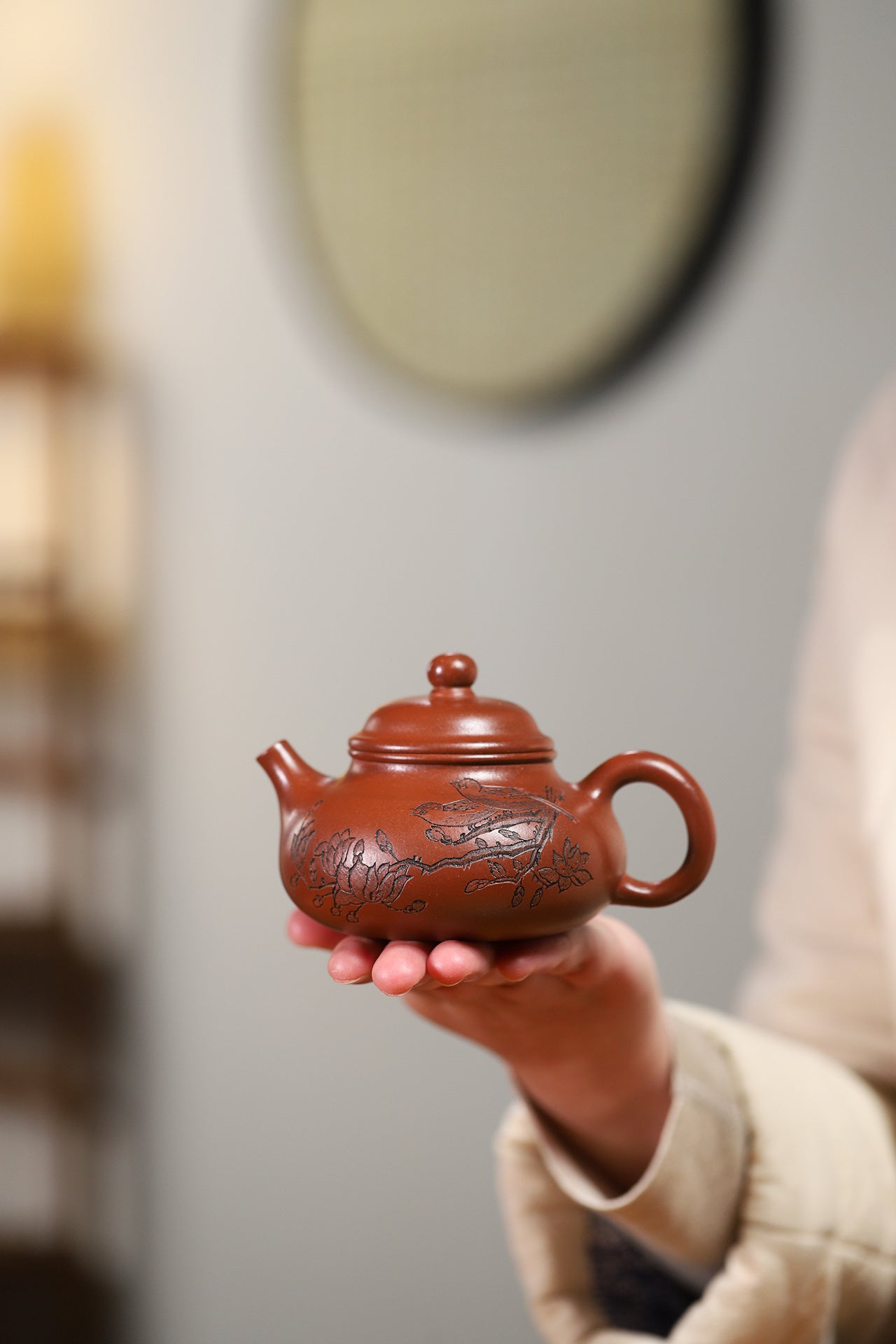 收藏重器：容天壶 原矿陈腐清水泥 190cc 李昌鸿 师承中国工艺美术大师——顾景舟