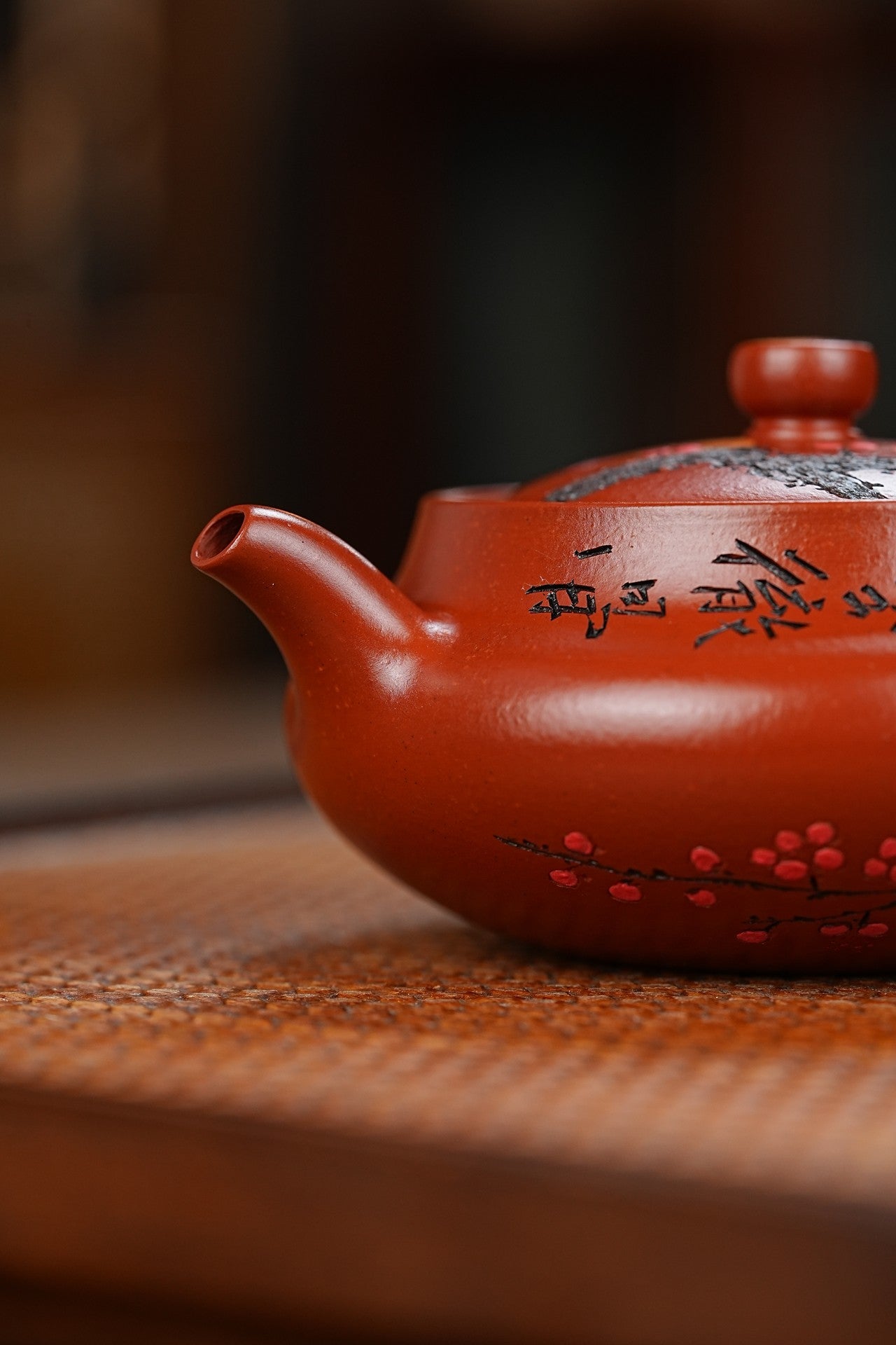 双工新品【扁腹】邵氏朱泥 170cc 邵方军（国家级工艺美术师）全手工制作