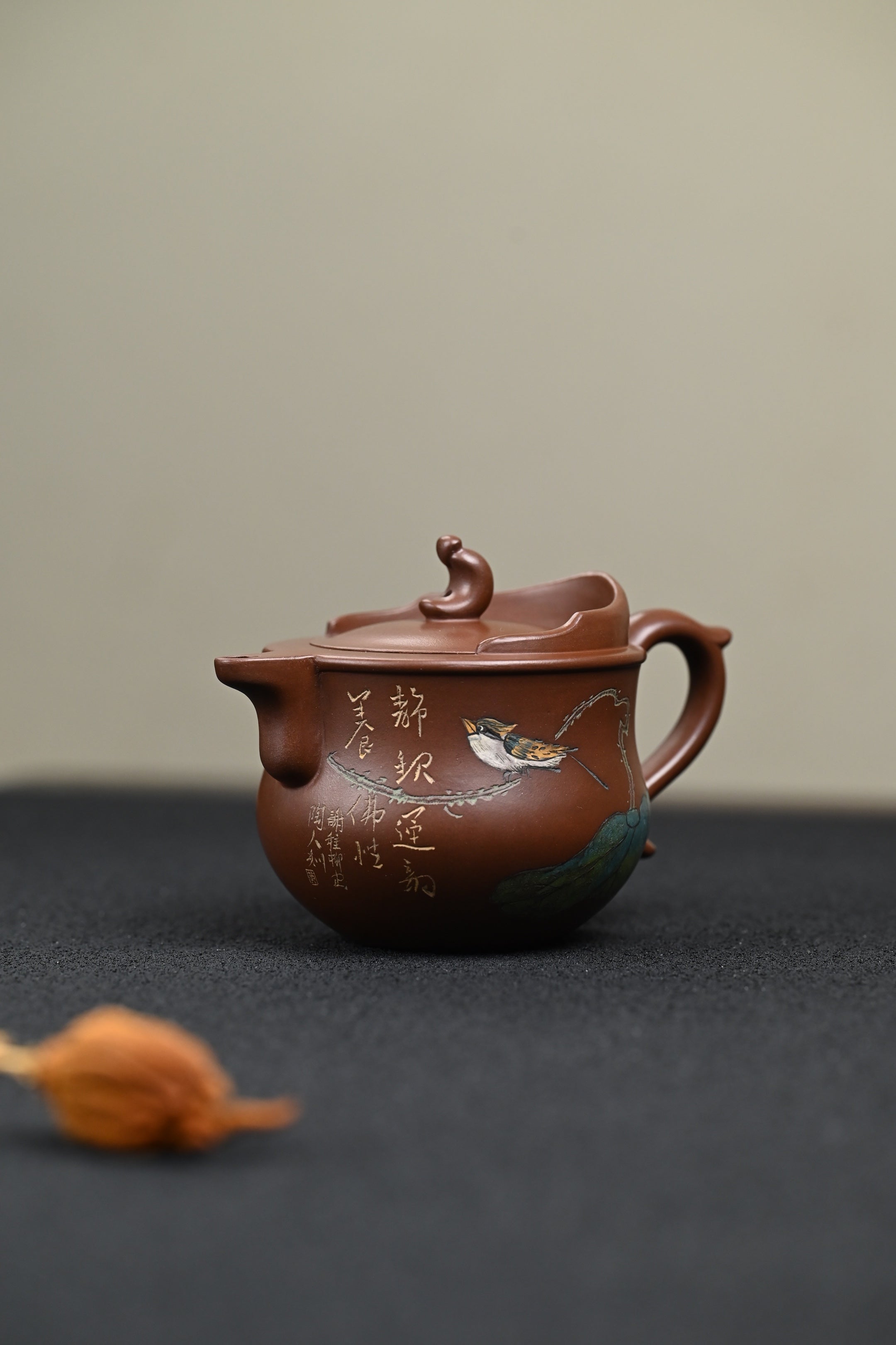 研高· 『悟道』 一厂老紫泥·容量300cc·13孔出水·黄自英（研究员级高级工艺美术师）