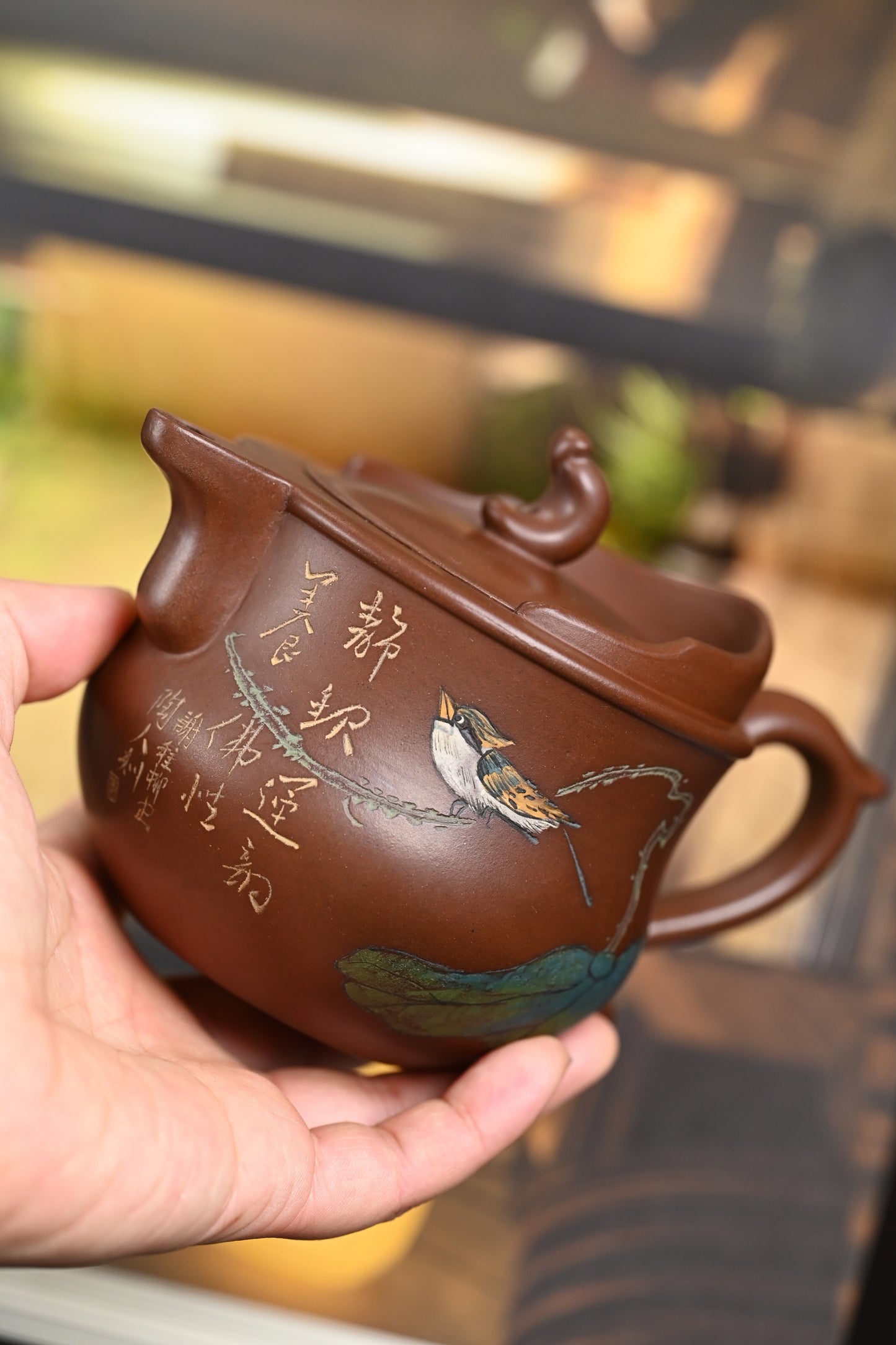 研高· 『悟道』 一厂老紫泥·容量300cc·13孔出水·黄自英（研究员级高级工艺美术师）