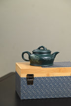 研高· 『竹韵』 景舟绿泥·容量260cc·9孔出水·黄自英（研究员级高级工艺美术师）