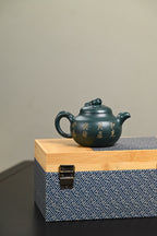 研高· 『祝福』 景舟绿泥·容量320cc·9孔出水·黄自英（研究员级高级工艺美术师） - ZishaTeapotChina