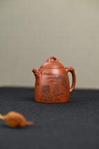 研高· 『秦权』 沉香段·容量220cc·10孔出水·黄自英（研究员级高级工艺美术师）