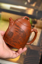 研高· 『秦权』 沉香段·容量220cc·10孔出水·黄自英（研究员级高级工艺美术师）