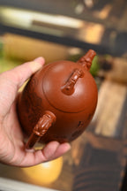 研高· 『秦权』 沉香段·容量220cc·10孔出水·黄自英（研究员级高级工艺美术师）