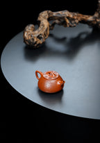 【结缘重器】中国紫砂界心经巨匠·郑求标恭刻· 双心经《平盖石瓢壶》