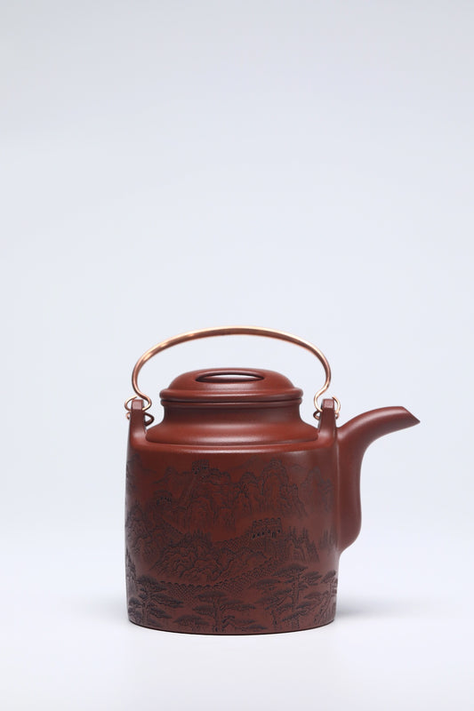 壶中观道·孤品珍藏江建翔大师嫡传·杜益君扛鼎之作· 拍卖9.7万《洋桶壶》