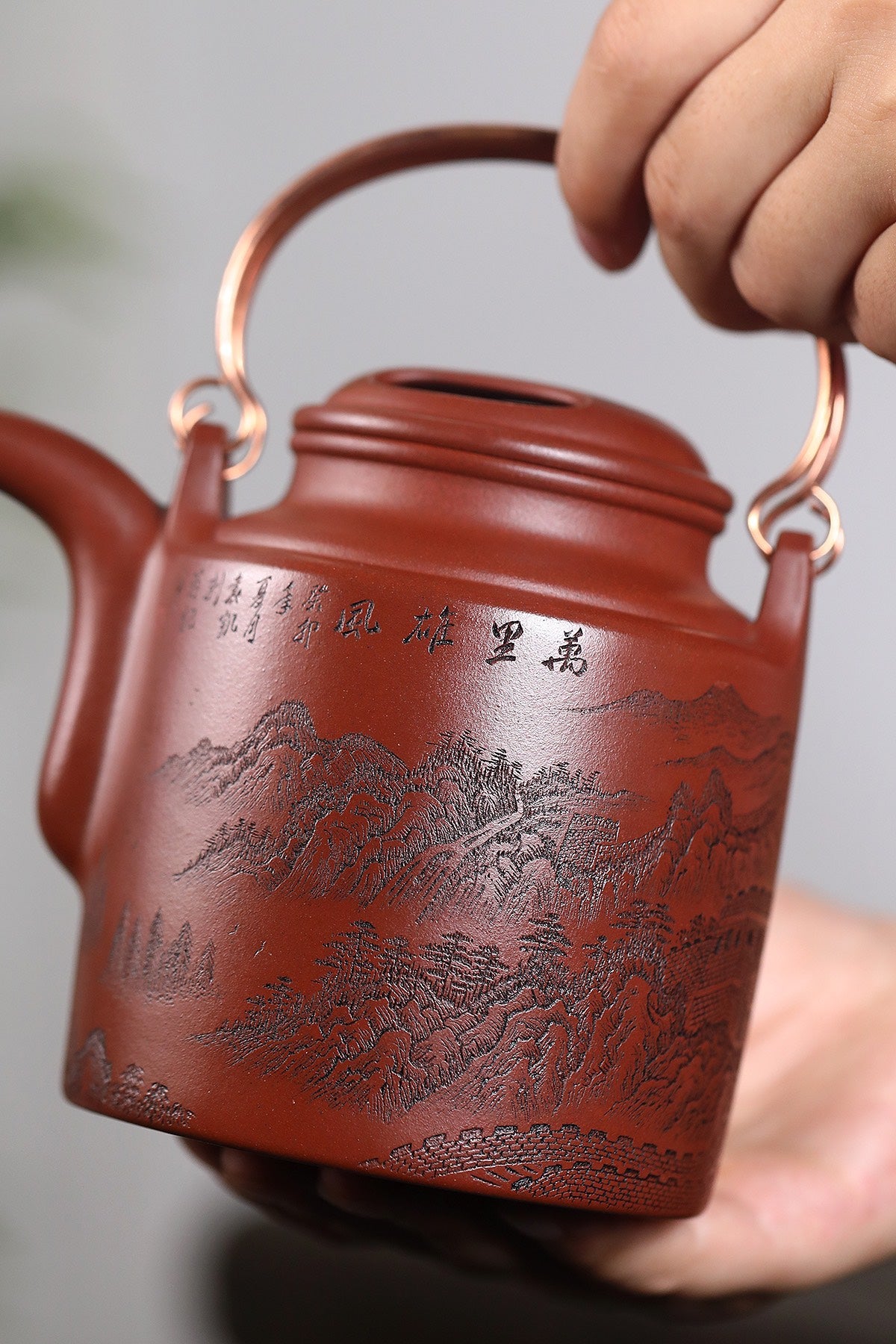 壶中观道·孤品珍藏江建翔大师嫡传·杜益君扛鼎之作· 拍卖9.7万《洋桶壶》