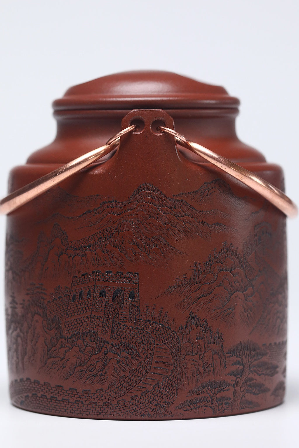 壶中观道·孤品珍藏江建翔大师嫡传·杜益君扛鼎之作· 拍卖9.7万《洋桶壶》