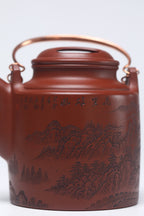壶中观道·孤品珍藏江建翔大师嫡传·杜益君扛鼎之作· 拍卖9.7万《洋桶壶》