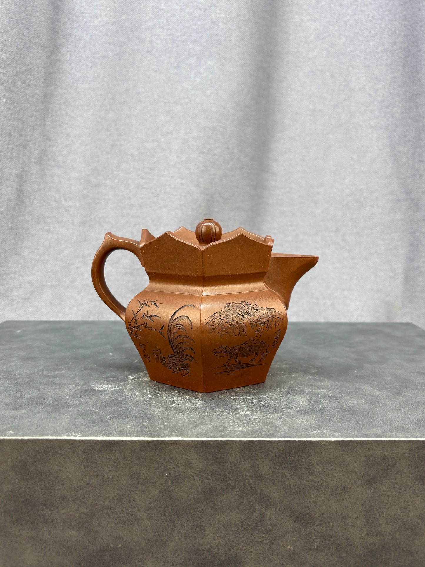 程辉大师紫砂界的功勋级领军人物·精品佳作《僧帽》原矿极品底槽清·360cc