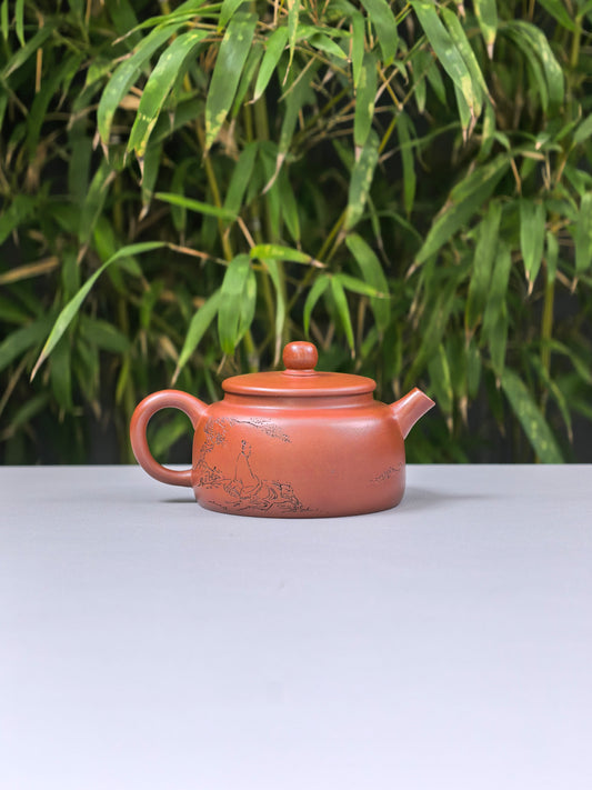 李昌鸿福利🧧紫砂泰斗传承·双国大师匠心之作【李氏井栏壶】原矿陈腐清水泥 145cc