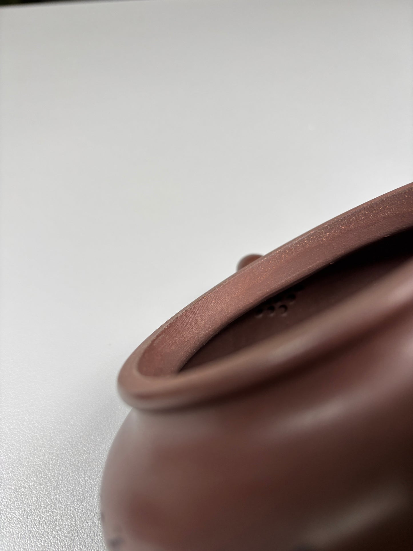 陈宏林大师重器鉴藏·紫砂界山水刻绘第一人·陈宏林精刻【仿古】原矿极品老紫泥 430cc