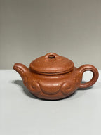 范泽锋高徒·省大师邱爽紫砂潜力重器【仿古如意壶】原矿极品降坡泥·150cc（小品） - ZishaTeapotChina