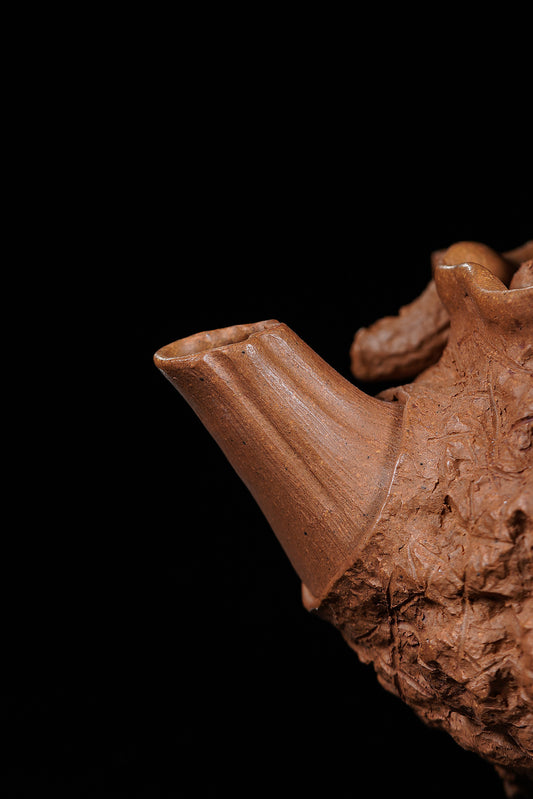 【特色藏品】邱爽 | 范泽锋高徒·省大师紫砂潜力重器【龙吟供春】原矿优质老段泥·200cc