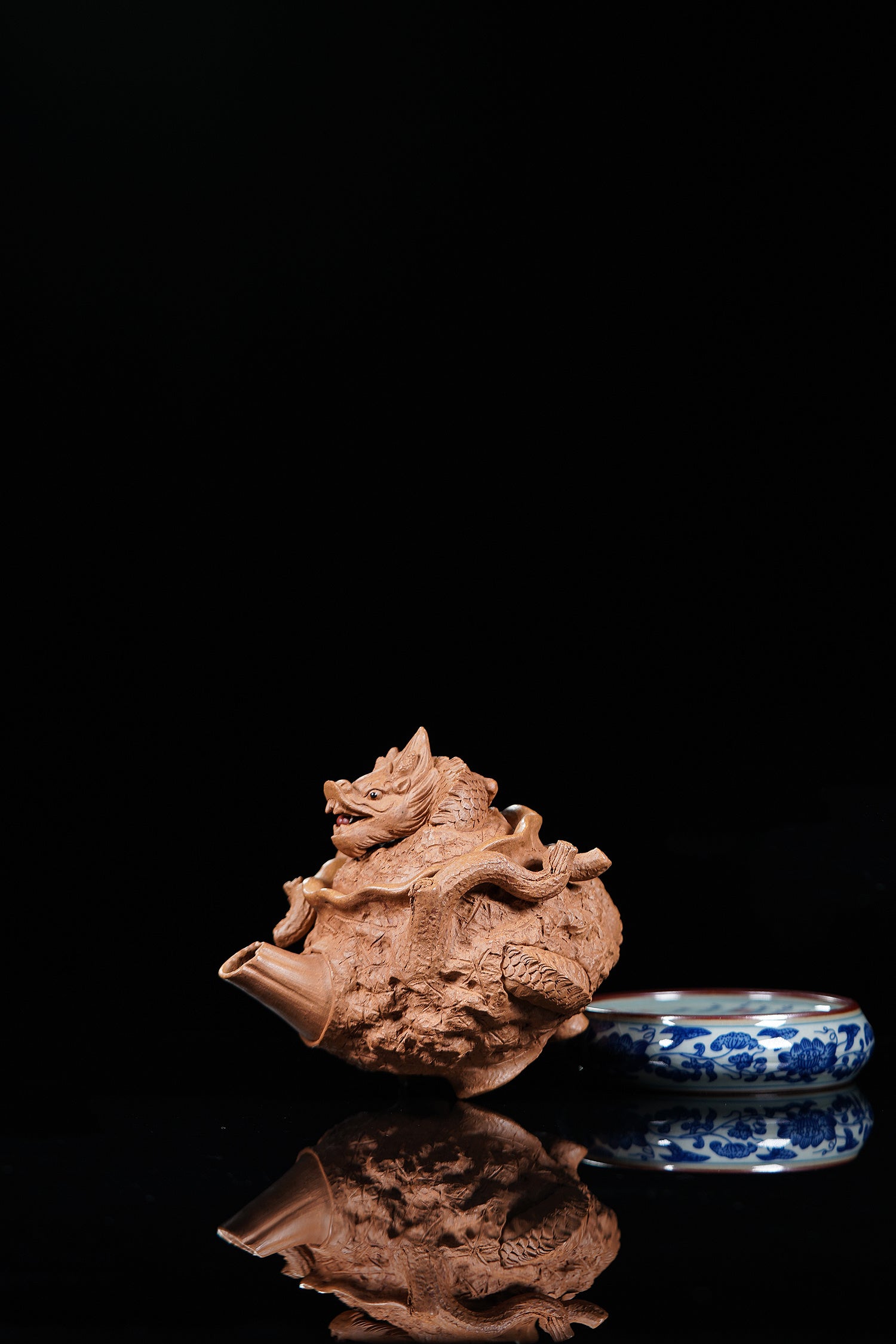 【特色藏品】邱爽 | 范泽锋高徒·省大师紫砂潜力重器【龙吟供春】原矿优质老段泥·200cc