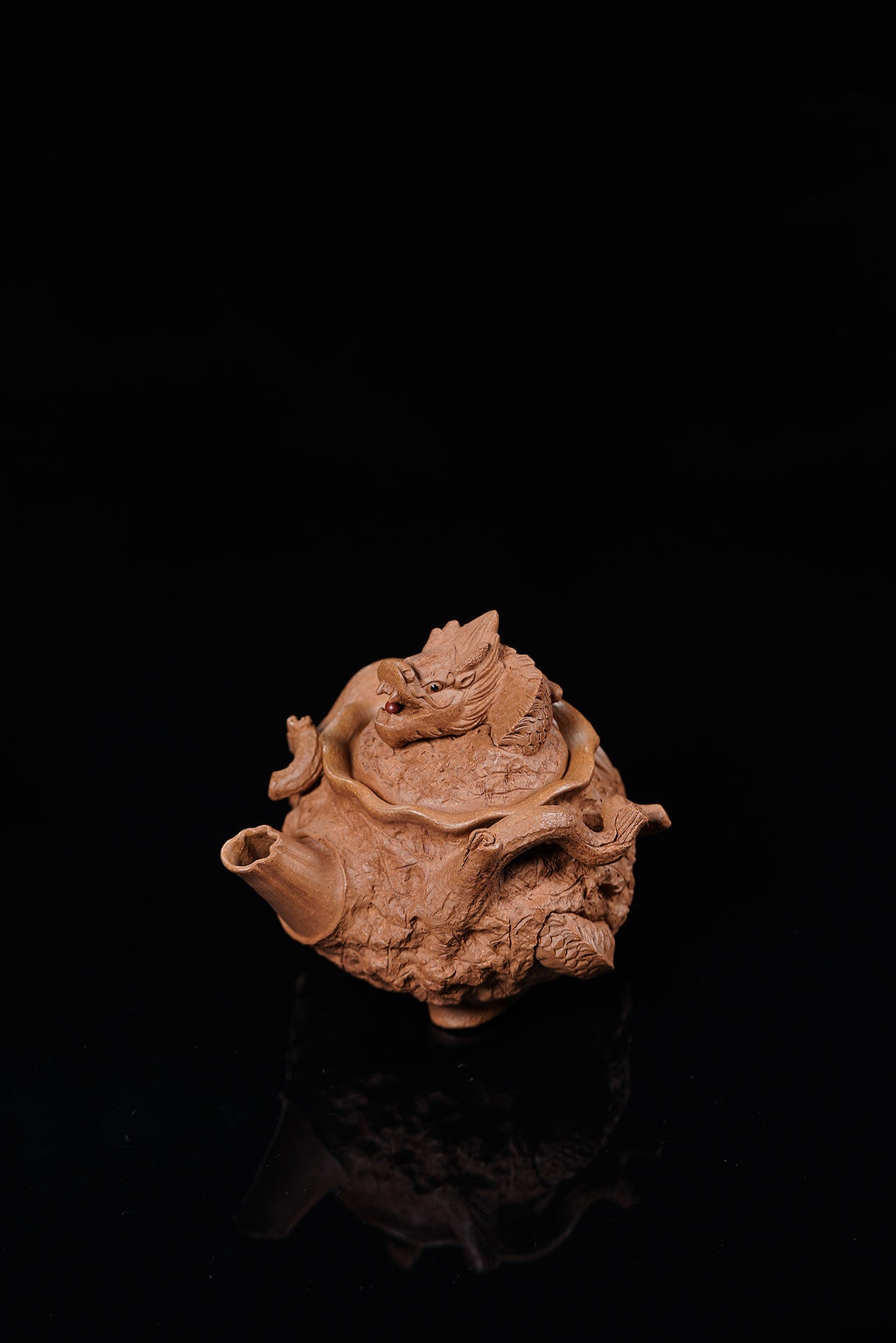 【特色藏品】邱爽 | 范泽锋高徒·省大师紫砂潜力重器【龙吟供春】原矿优质老段泥·200cc