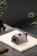 范泽锋高徒·省大师邱爽紫砂潜力重器【升方壶】原矿极品老紫泥·350cc