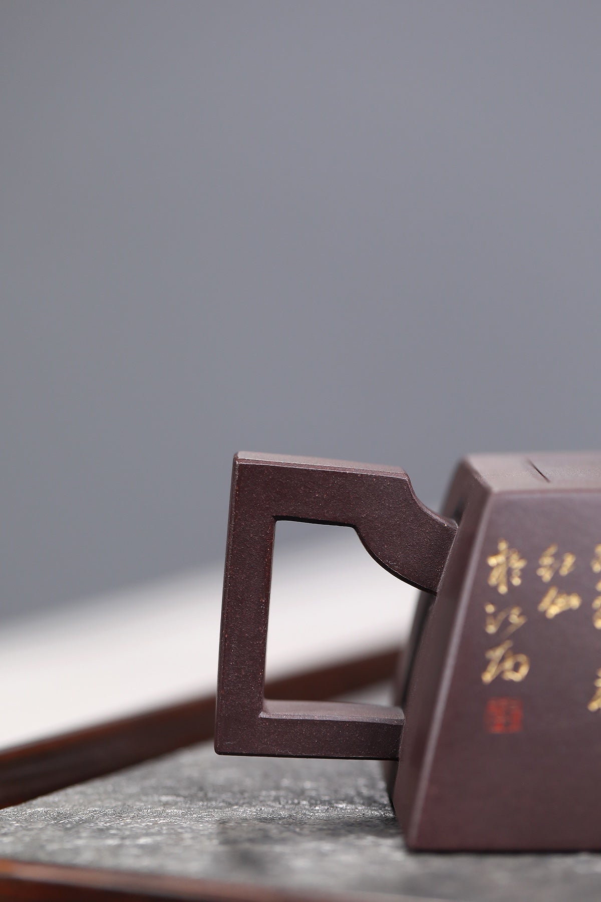 范泽锋高徒·省大师邱爽紫砂潜力重器【升方壶】原矿极品老紫泥·350cc