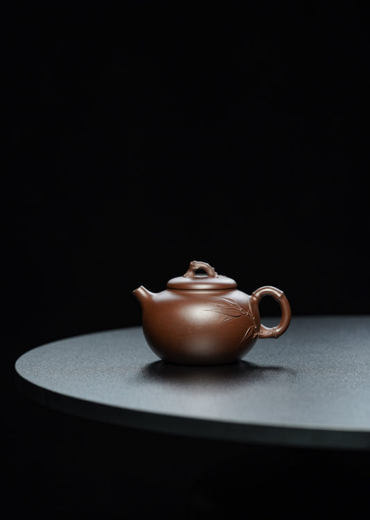 储立之大师 | 紫砂业界标杆👍中国陶瓷艺术终身成就奖重器【梅竹双清壶】原矿特级紫泥· 340cc