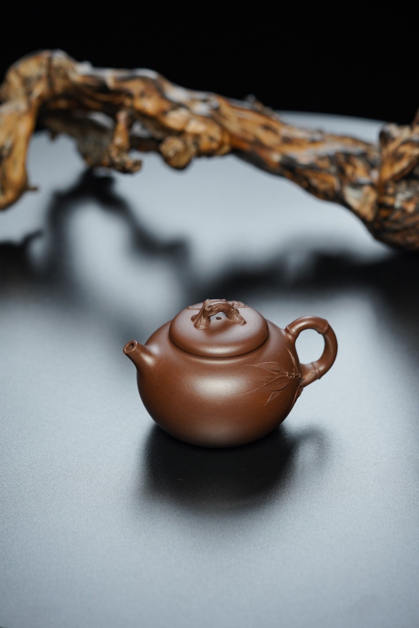 储立之大师 | 紫砂业界标杆👍中国陶瓷艺术终身成就奖重器【梅竹双清壶】原矿特级紫泥· 340cc