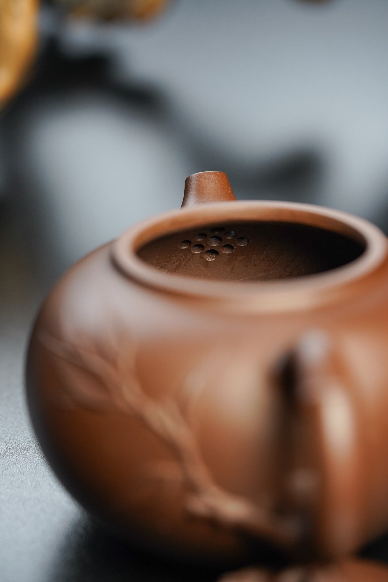 储立之大师 | 紫砂业界标杆👍中国陶瓷艺术终身成就奖重器【梅竹双清壶】原矿特级紫泥· 340cc