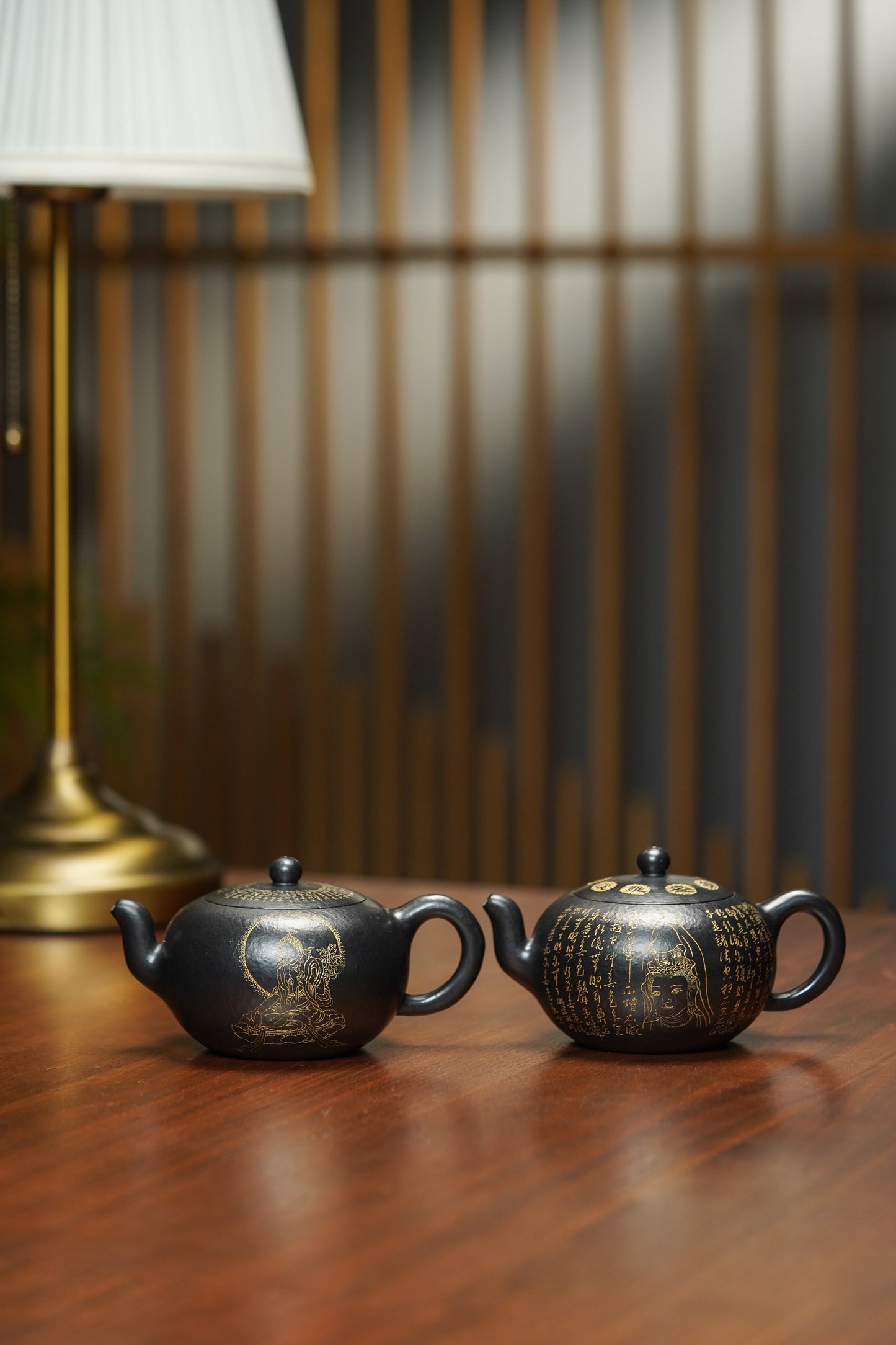 中国紫砂界心经巨匠·郑求标恭刻·双心经《一粒珠》原矿极品朱泥还原烧 230cc