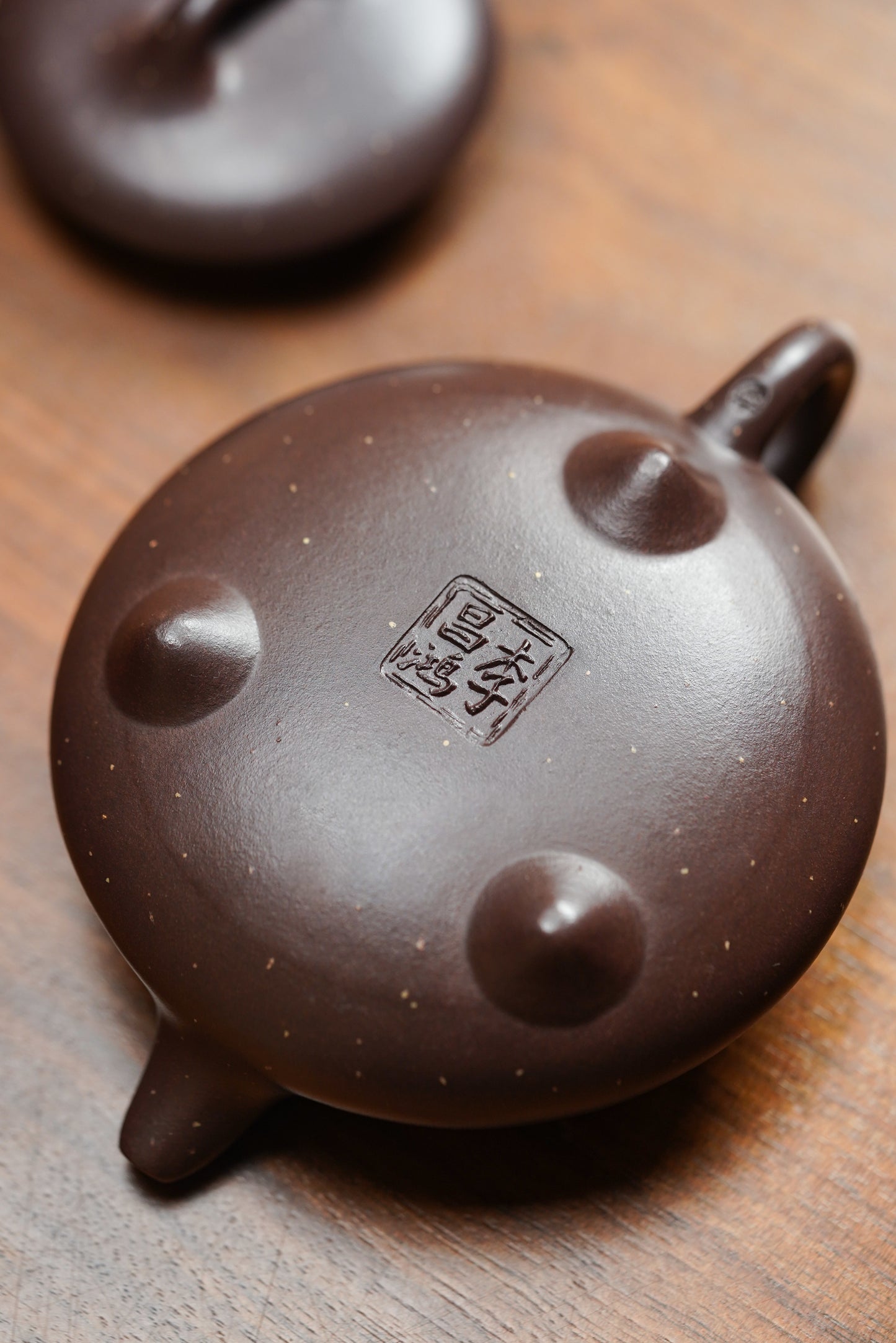 李昌鸿福利🧧紫砂泰斗传承·双国大师匠心之作【扁瓢壶】家藏原矿极品紫玉金砂·165cc