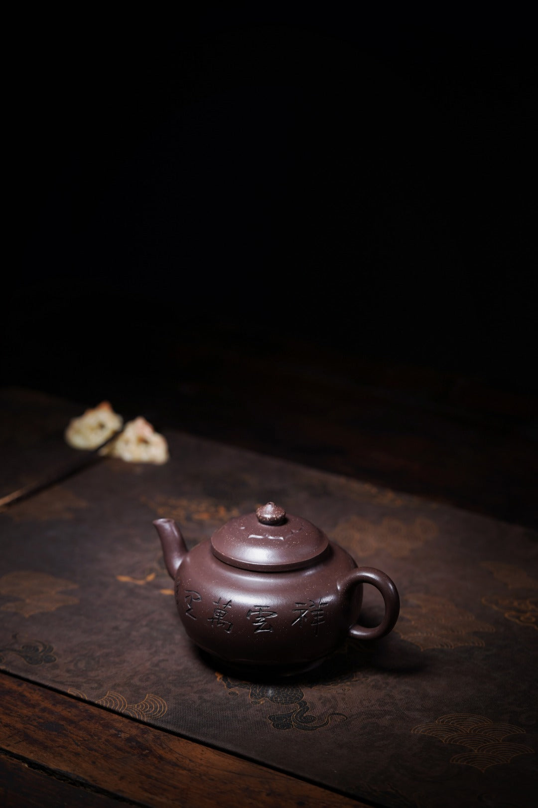 储立之大师 | 中国陶瓷艺术终身成就奖获得者重器【容谷壶】原矿优质紫玉金砂· 350ml