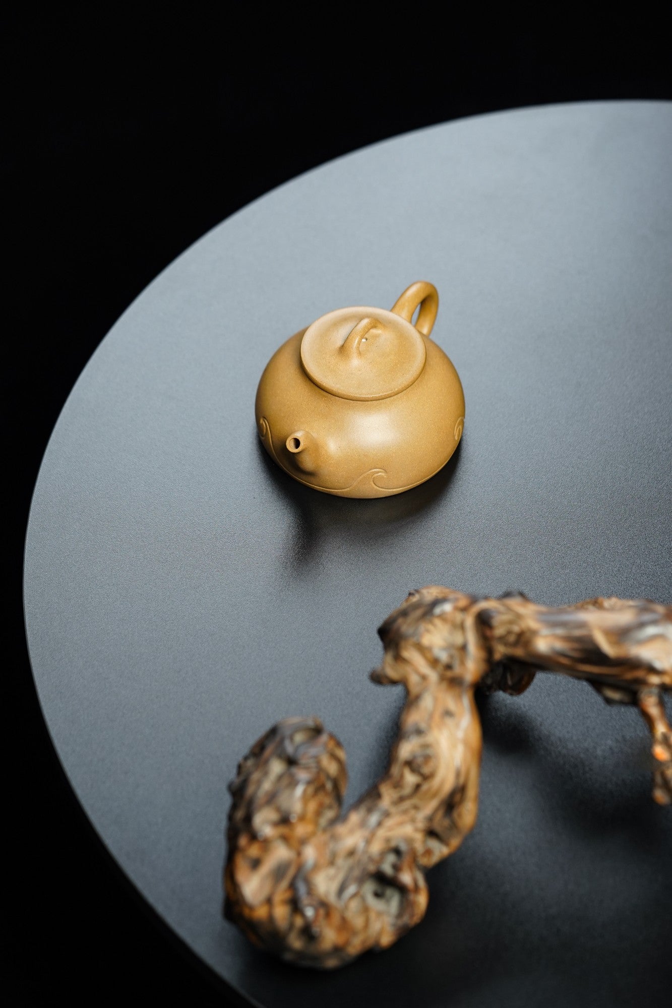 储立之大师 | 中国陶瓷艺术终身成就奖获得者重器【乘风破浪壶】原矿优质芝麻段· 260cc