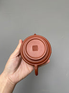 范泽锋高徒·省大师邱爽紫砂潜力重器【如意竹鼓壶】原矿稀有大红袍· 220cc