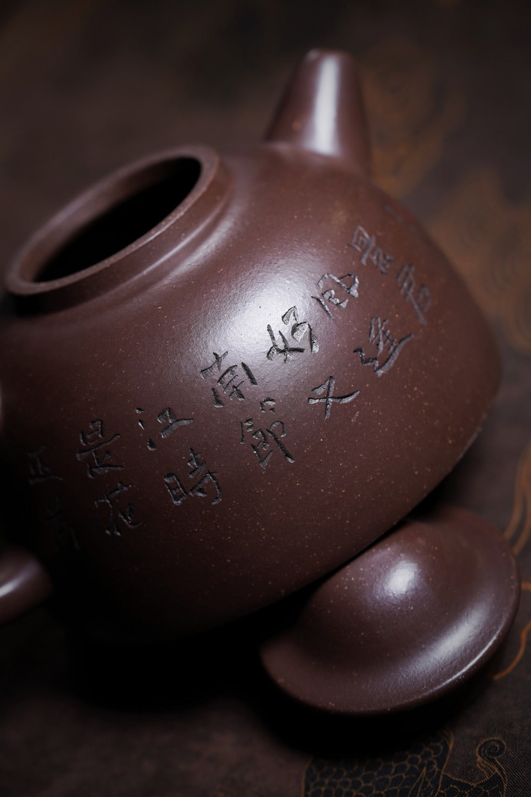 储立之大师 | 中国陶瓷艺术终身成就奖获得者重器【渔翁壶】家藏优质紫玉金砂· 380ml