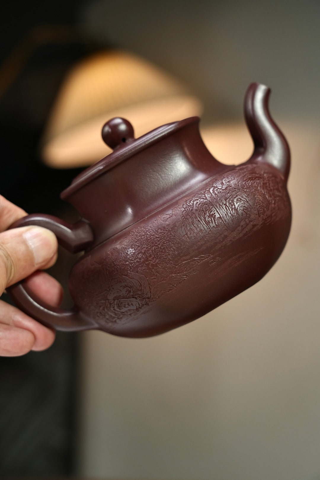 耿浩原创大拍款👏方器臻藏·中国紫砂界·80后扛鼎之作·《大萍聚》原矿极品底槽清·450cc