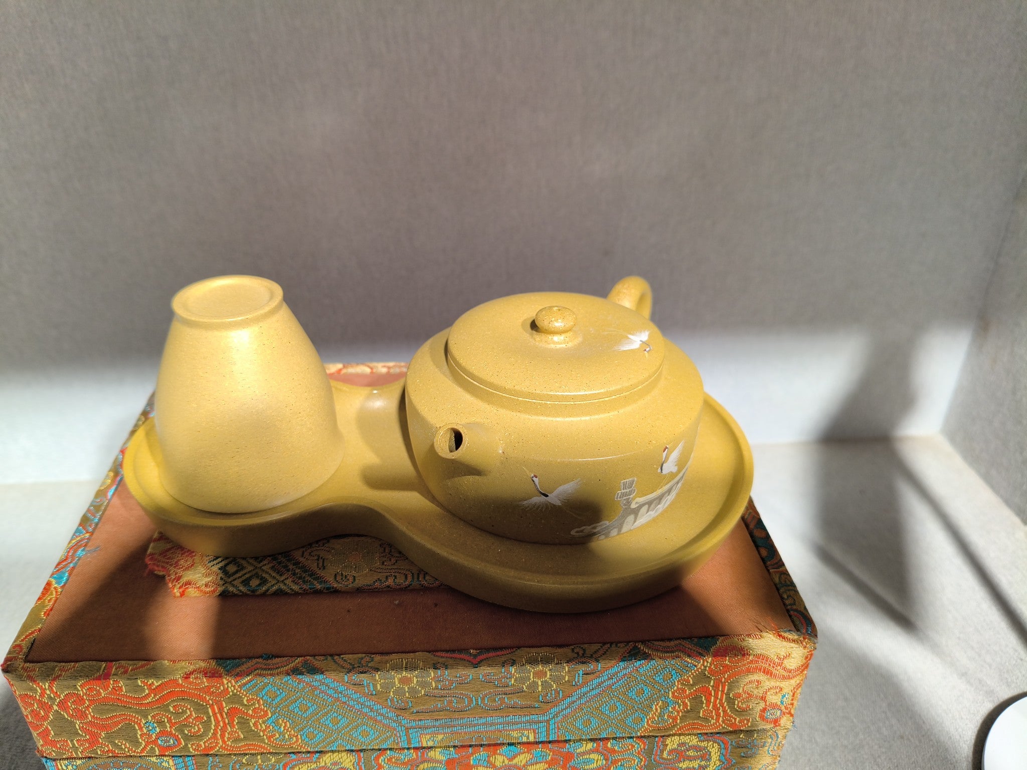 【周盘套组】 泥料：本山绿  容量：150cc
