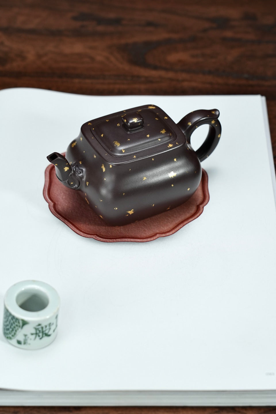 耿浩·方器臻藏 紫砂界80后扛鼎之作·著名方器巨匠臻品《龙头四方壶》原矿极品老紫泥·300cc