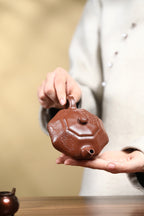 耿浩·方器臻藏 著名方器巨匠臻品《纵横捭阖壶》原矿极品降坡泥·260cc