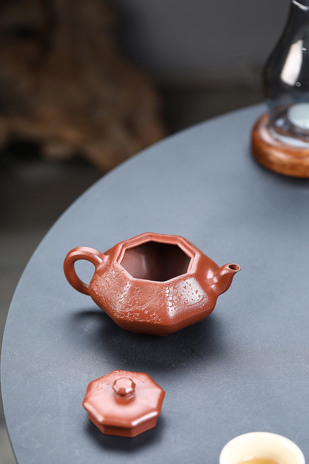 耿浩·方器臻藏 著名方器巨匠臻品《纵横捭阖壶》原矿极品降坡泥·260cc