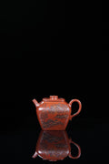 李峰大师 | 紫砂界特色彩刻开创艺术家精刻《巨轮珠壶》原矿优质底槽清·160cc