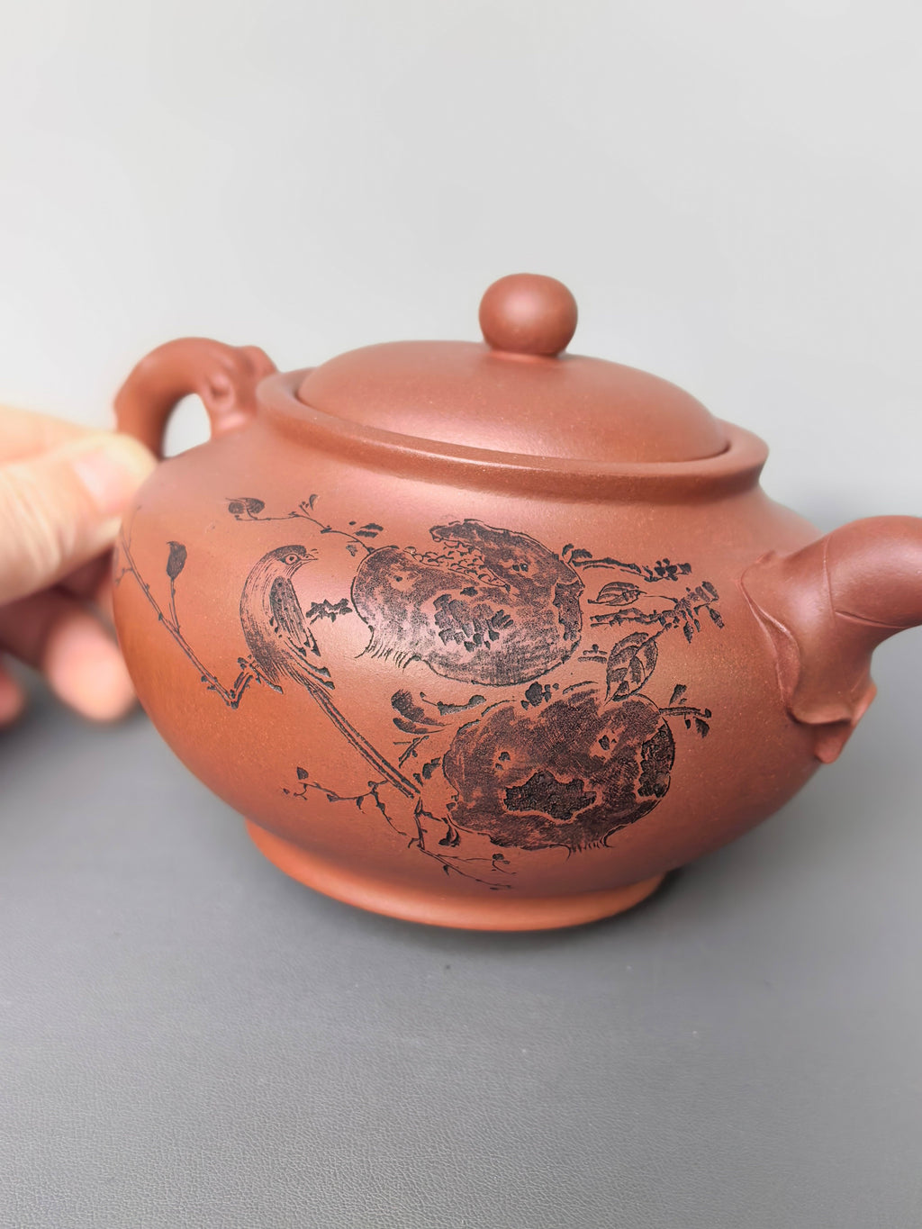 李昌鸿 紫砂泰斗传承·双国大师匠心之作【春意盎然套组】原矿极品陈腐清水泥·450cc
