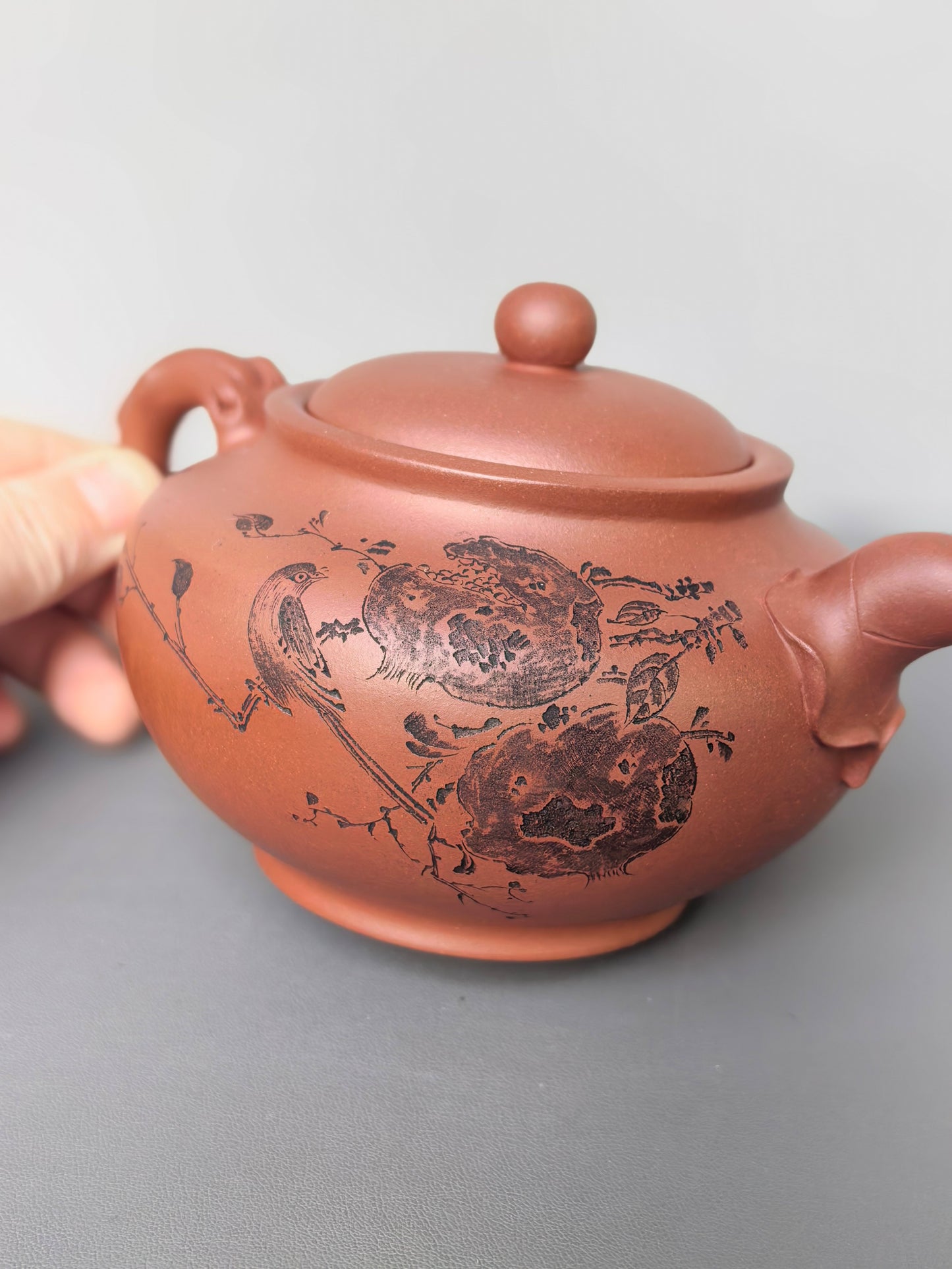 李昌鸿 紫砂泰斗传承·双国大师匠心之作【春意盎然套组】原矿极品陈腐清水泥·450cc