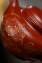 【掇只】证书持壶照配套齐全 吴菊凤（国家级高级工艺美术师）原矿大红袍 容量530cc