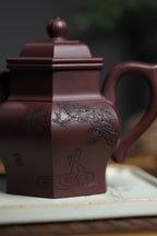 全手工制作【僧帽】曹美好 (国家级工艺美术师) 原矿紫泥 容量250cc