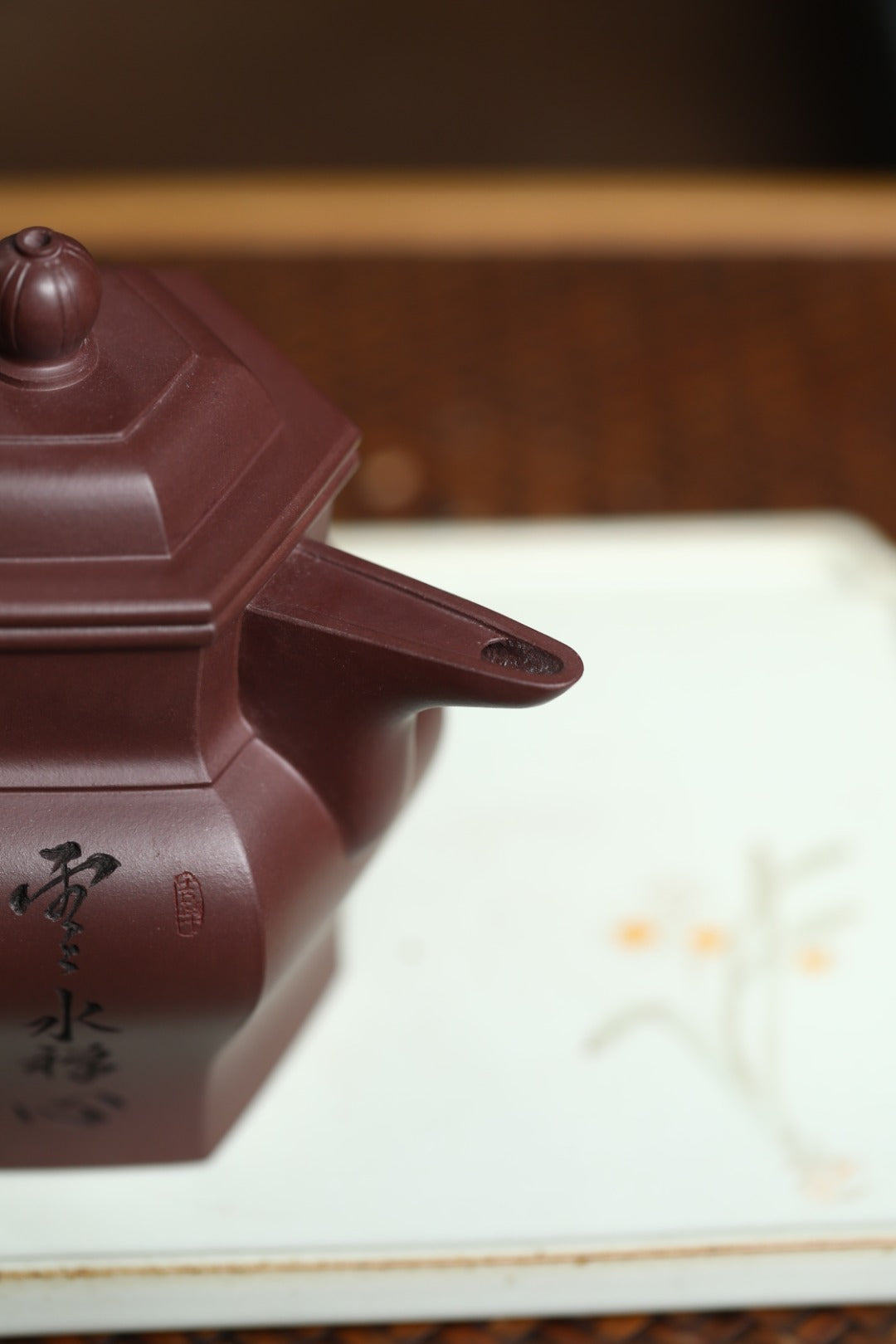 全手工制作【僧帽】曹美好 (国家级工艺美术师) 原矿紫泥 容量250cc